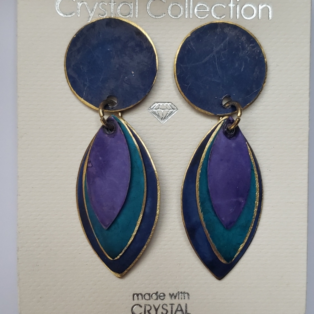 3 layer drop earings 🌌